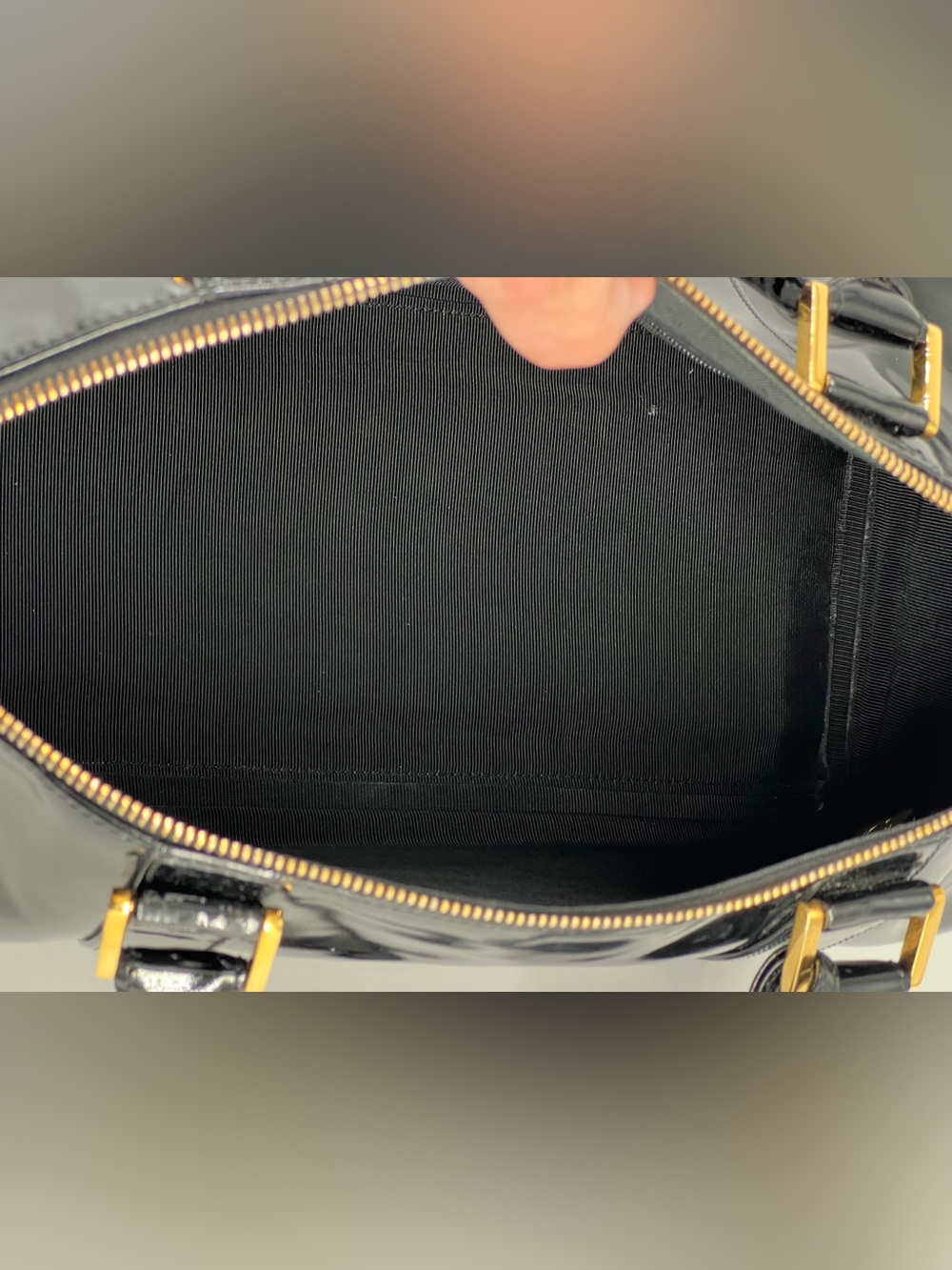 CHANEL VINTAGE PATENT BOSTON BAG - Picture 13 of 15